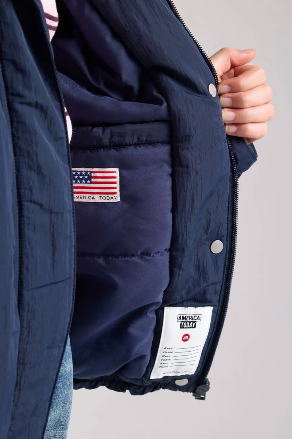America Today tussenjas donkerblauw, foto 6