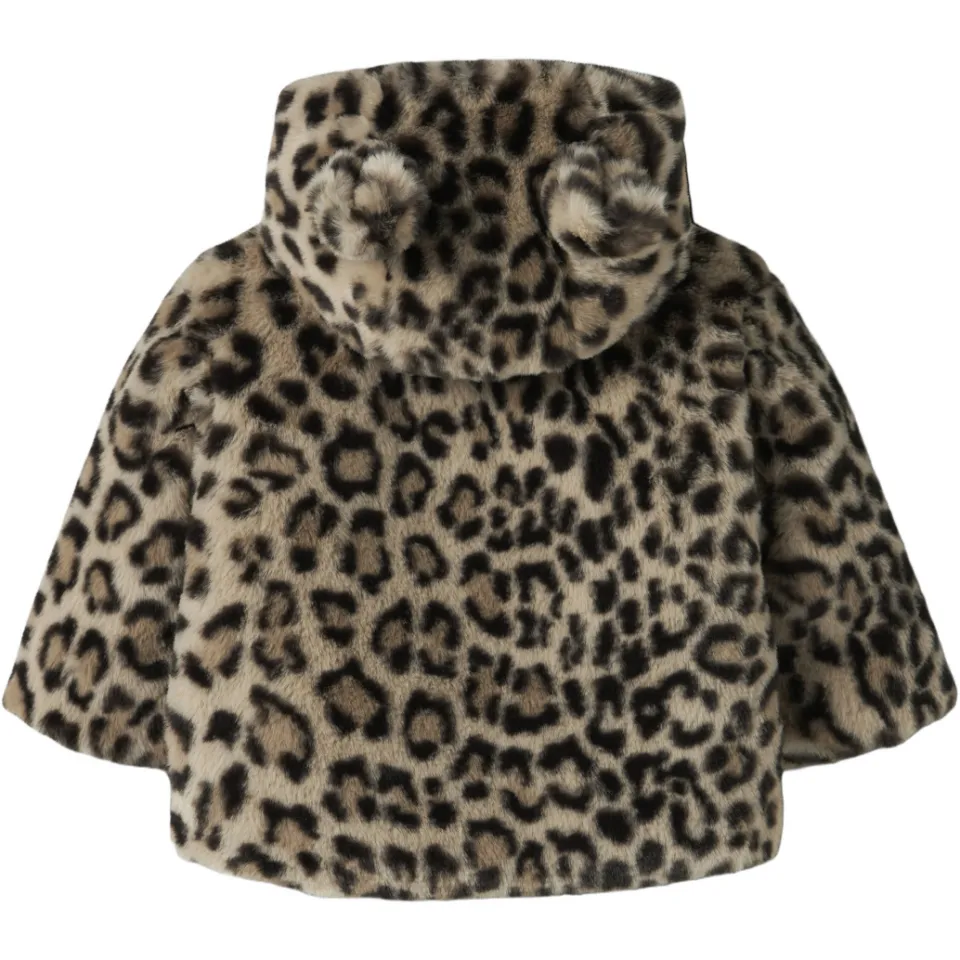 NAME IT BABY imitatiebont winterjas bruin, foto 2