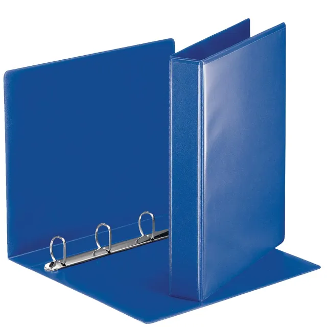 Esselte Presentatieringband esselte essentials panorama a4 4-rings d-mechaniek 30mm blauw