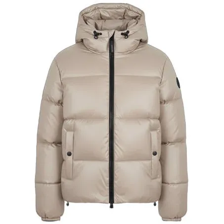 Cars gewatteerde jas beige Lichtgoud