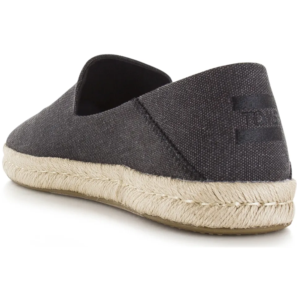 Toms Santiago espadrille donkergrijs zwart, foto 5