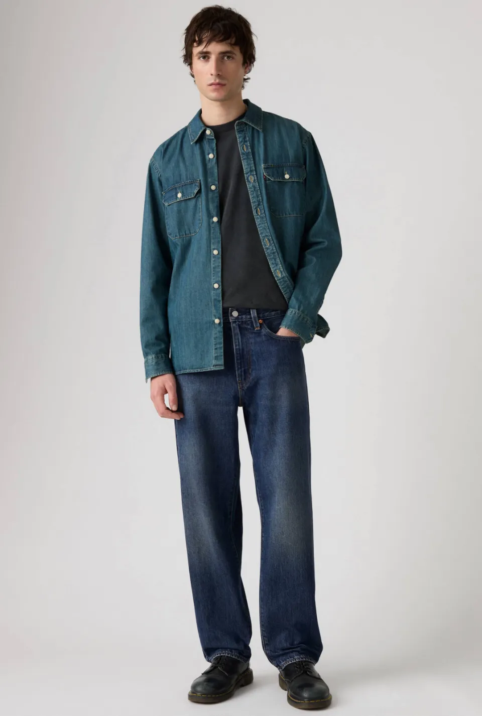 Levi's 568 loose fit straight leg jeans - hard rain, foto 4
