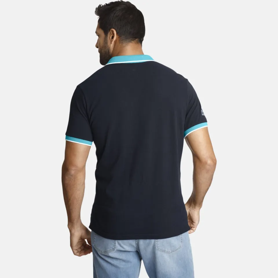 Jan Vanderstorm regular polo IWAR Plus donkerblauw, foto 4