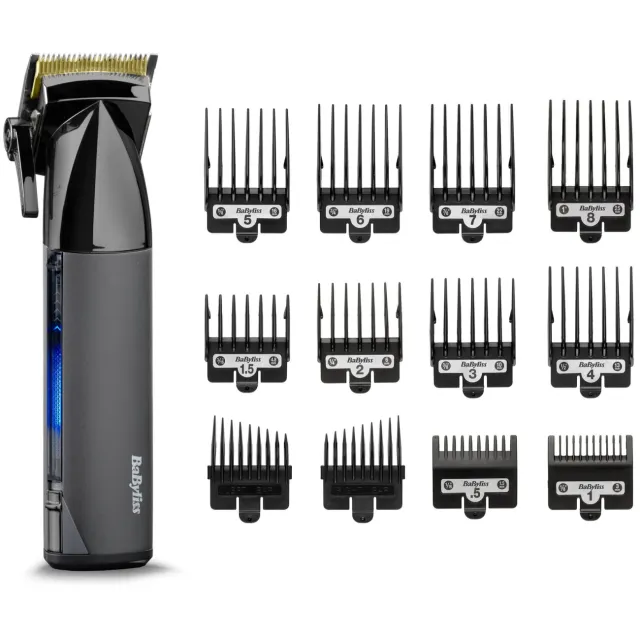 Babyliss Super-X Metal Tondeuse - 180 min draadloos gebruik - E991E Grijs