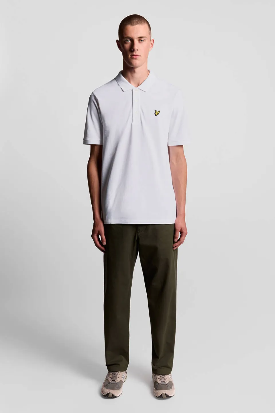 Lyle & Scott regular polo wit, foto 3
