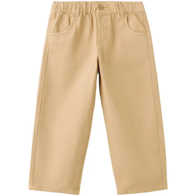Mango Kids casual broek lichtbruin, foto 2