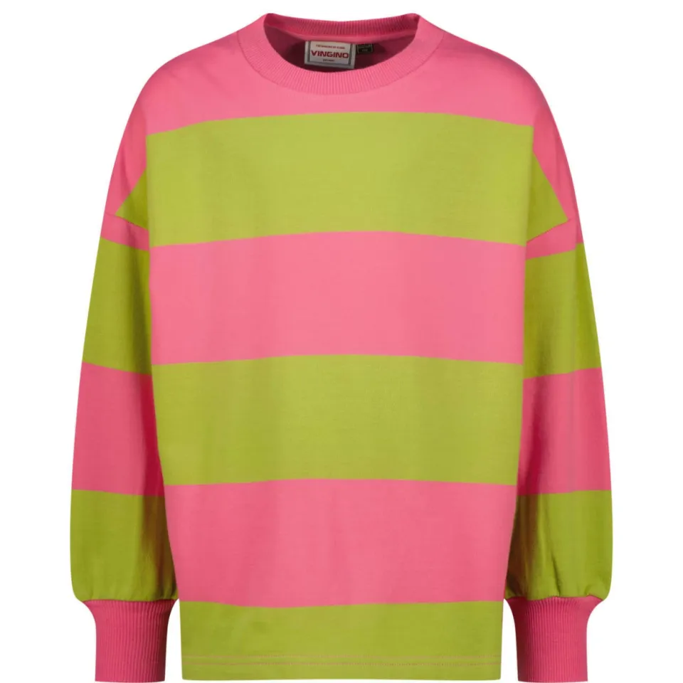 Vingino gestreepte sweater - roze, foto 2