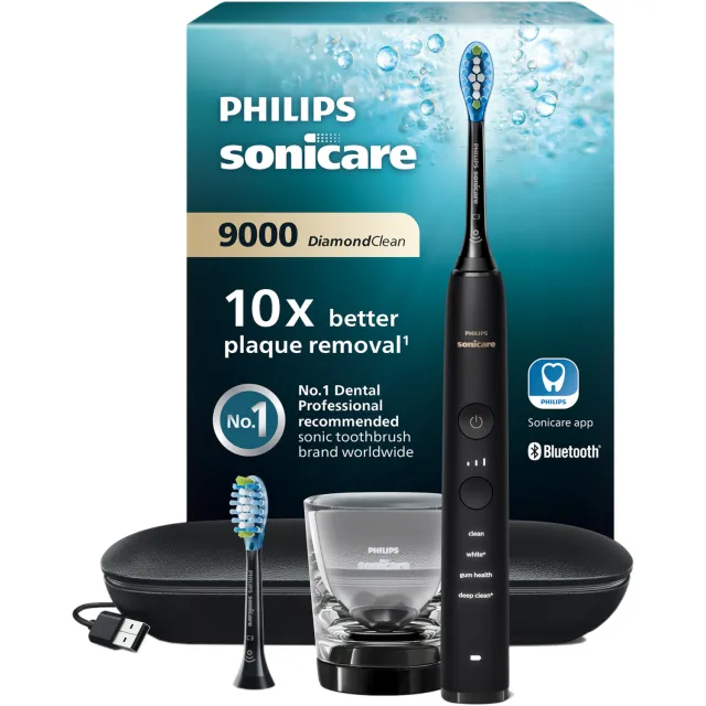 Philips Hx9913/18 Sonicare Diamond Clean 9000 Elektrische Tandenborstel Zwart