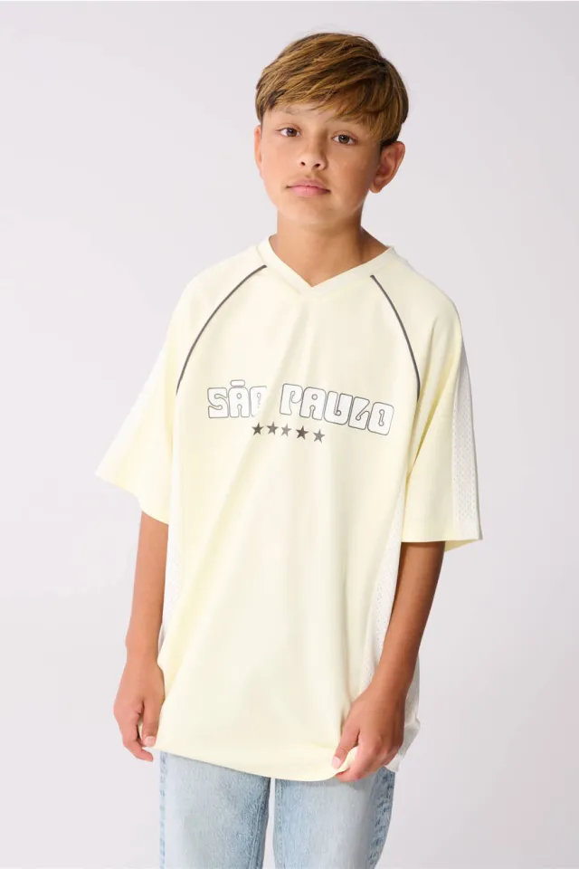 Shoeby T-shirt lichtgeel, foto 5