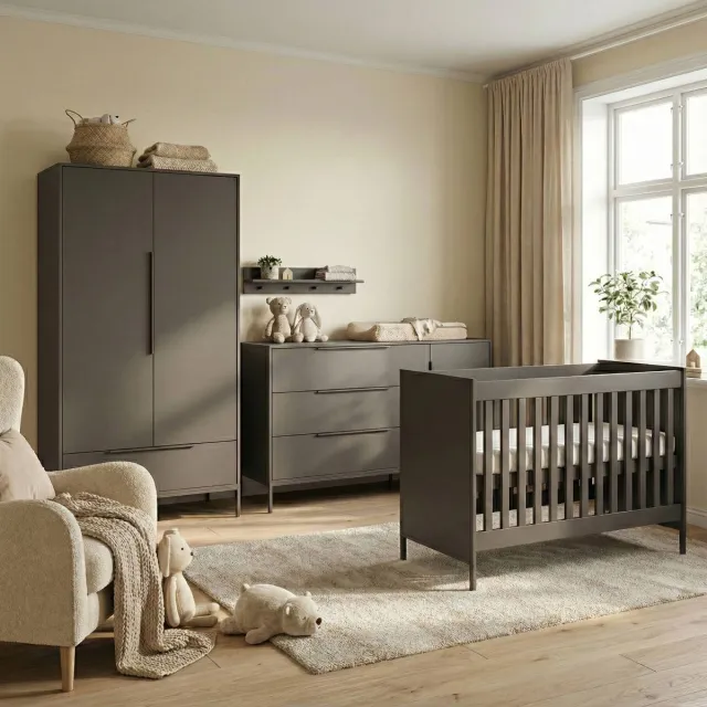 Born Lucky Babykamer Lissabon Chocolate XL 3-Delig, foto 2