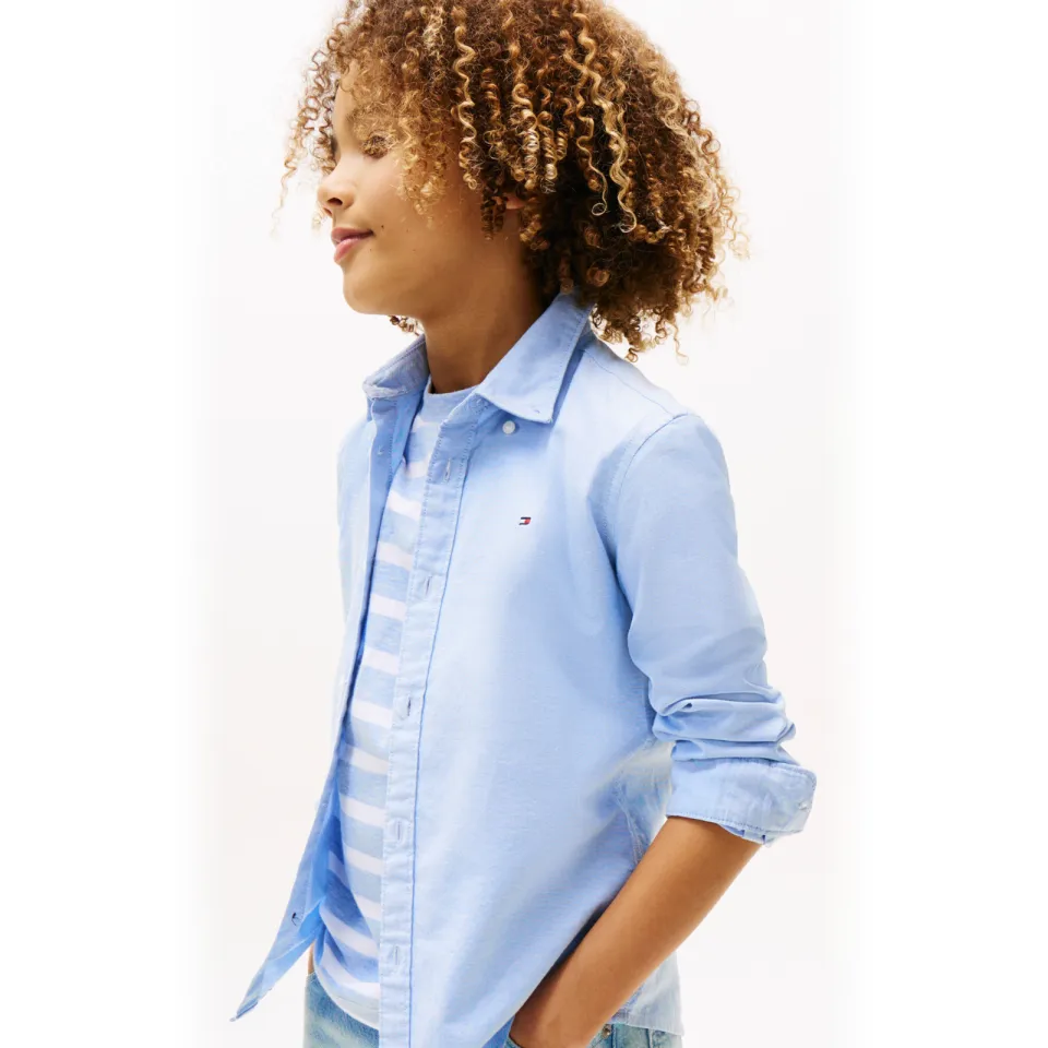 Tommy Hilfiger oxford overhemd - lichtblauw, foto 5