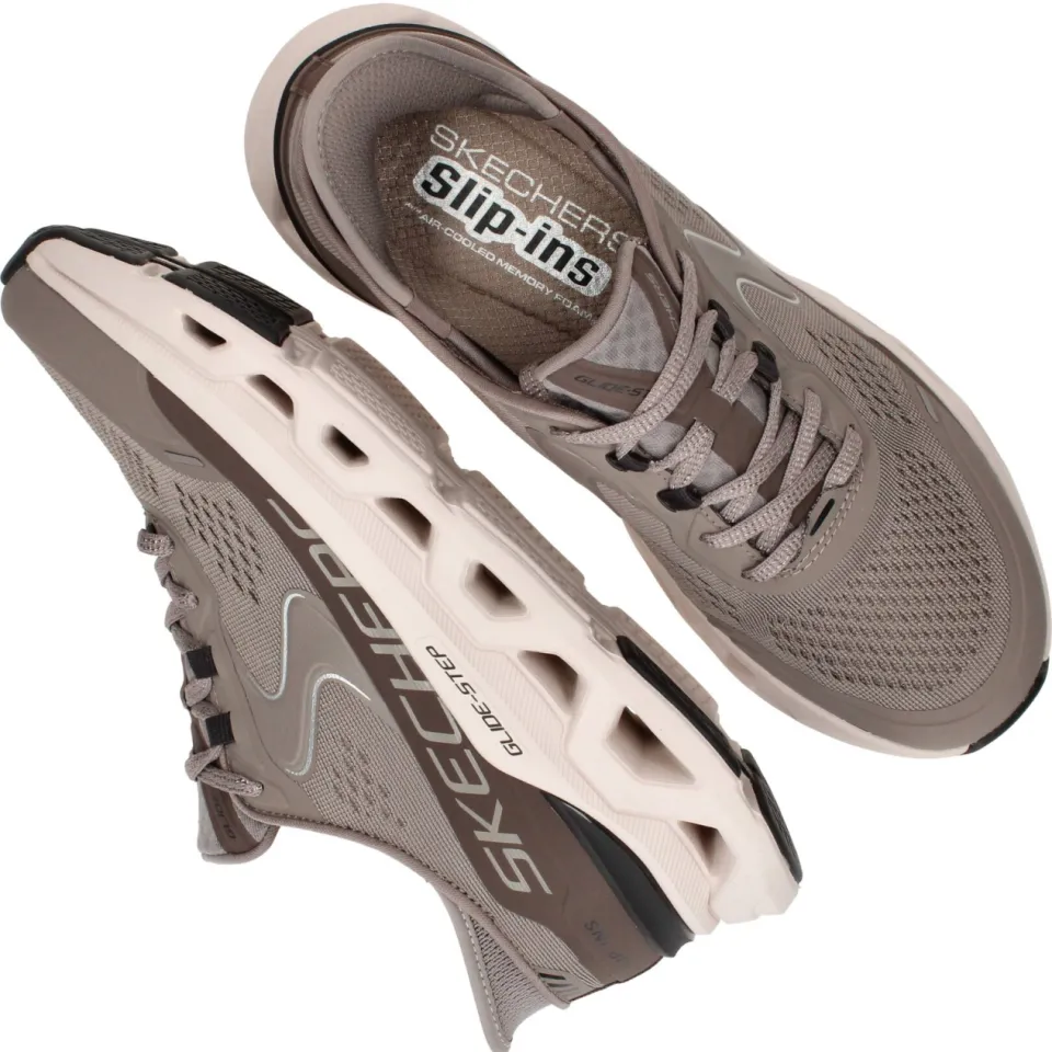 Skechers Slip-Ins Glide Step Altus sneaker bruin, foto 5