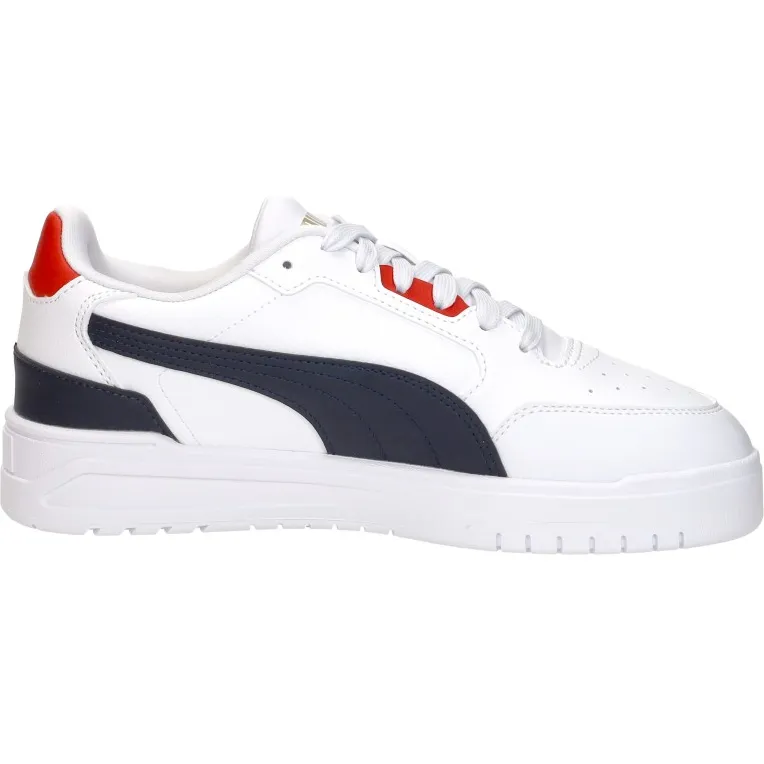 Puma Shuffle Downtown Lo Jr lage sneakers wit