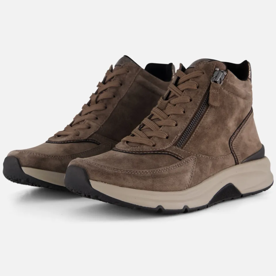 Gabor Rollingsoft veterboots taupe, foto 3