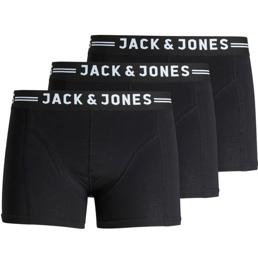 Jack & Jones Sense trunk boxershorts zwart (3-pack), foto 3