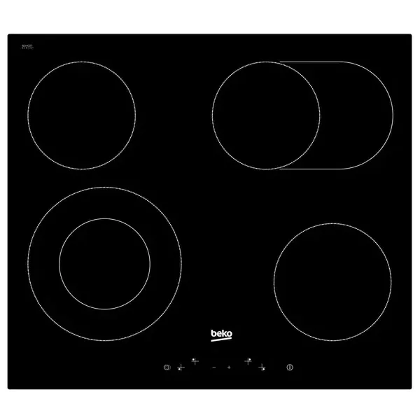 Beko HIC64403 keramische kookplaat zwart, foto 2