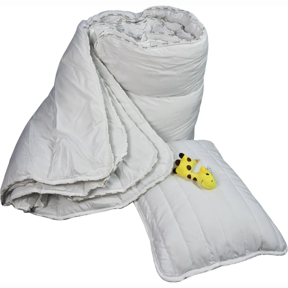 Polydaun Kids starterset 4-seizoenendekbed met kussen en knuffel wit, foto 7
