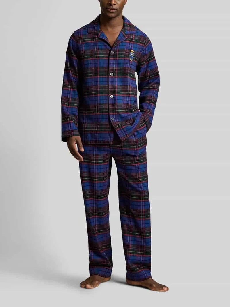 Polo Ralph Lauren pyjamaset blauw Donkergroen