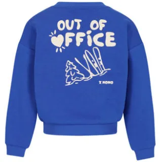 Nono sweater met backprint - blauw Backprint, foto 2