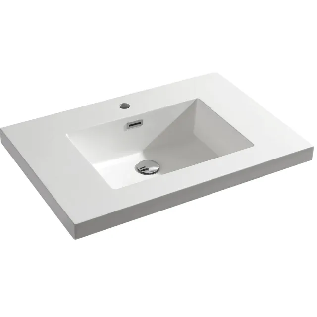 Differnz Reno wastafel 75 cm wit
