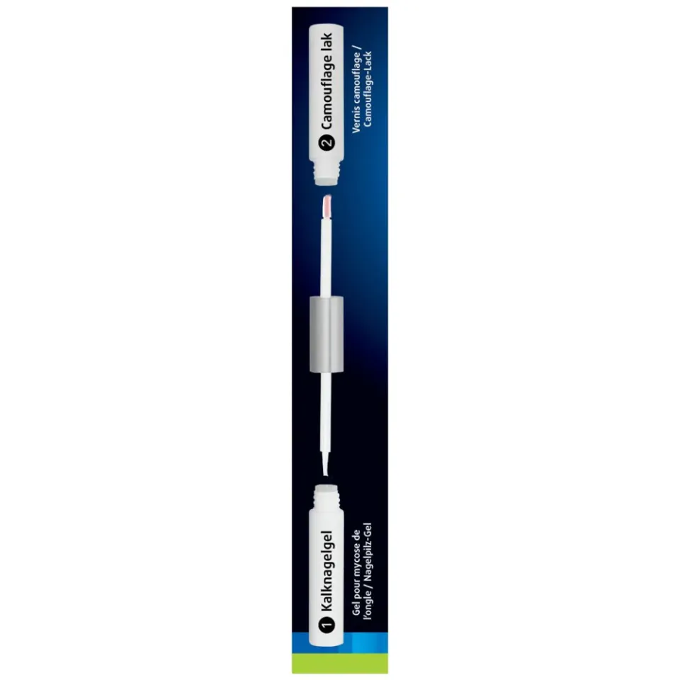 Lucovitaal 2+3 gratis: Lucovitaal Kalknagel Pen DUO Behandel & Camoufleer 2x4 ml