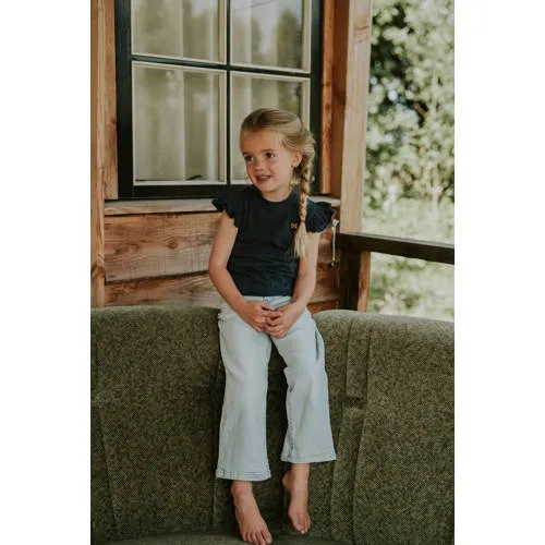 Koko Noko wide leg jeans light blue denim, foto 3