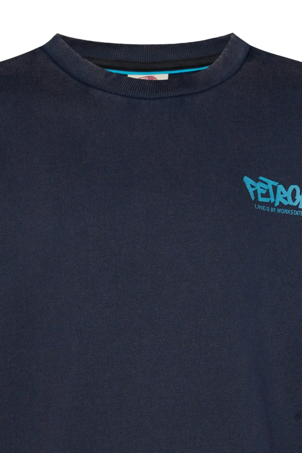 Petrol Industries sweater met backprint - donkerblauw, foto 5