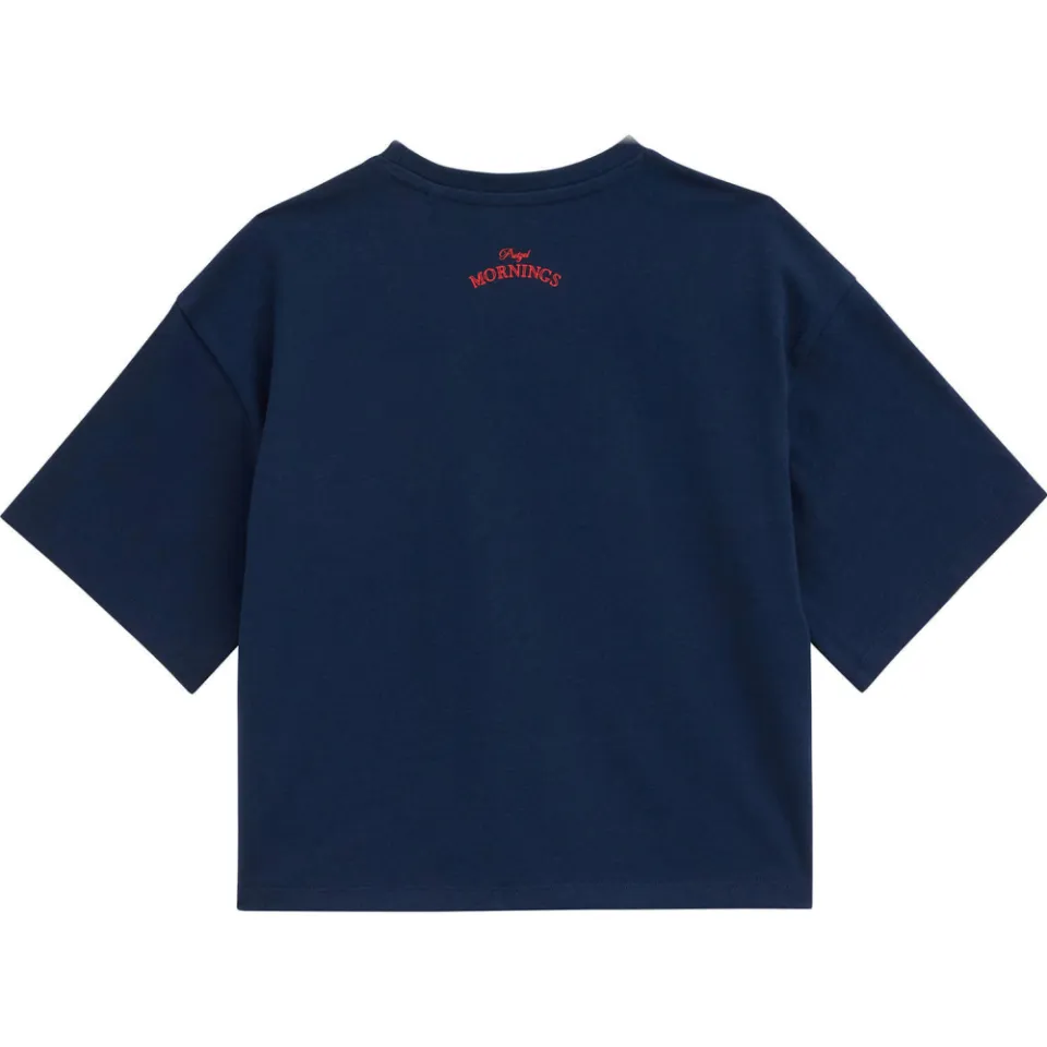 WE Fashion t-shirt met print donkerblauw, foto 4