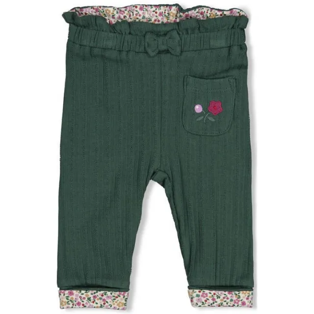 Feetje broek Afternoon Tea groen Groen/lila/berry