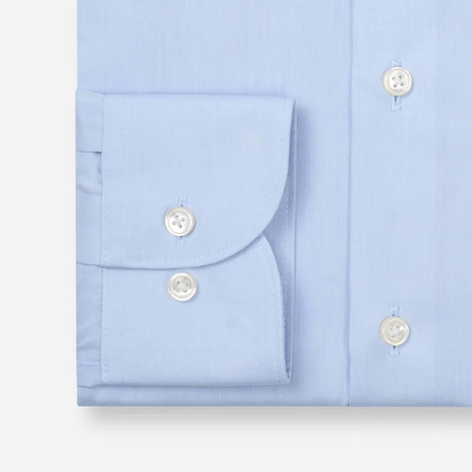 Olymp zakelijk overhemd chambray Luxor lichtblauw blauw, foto 4