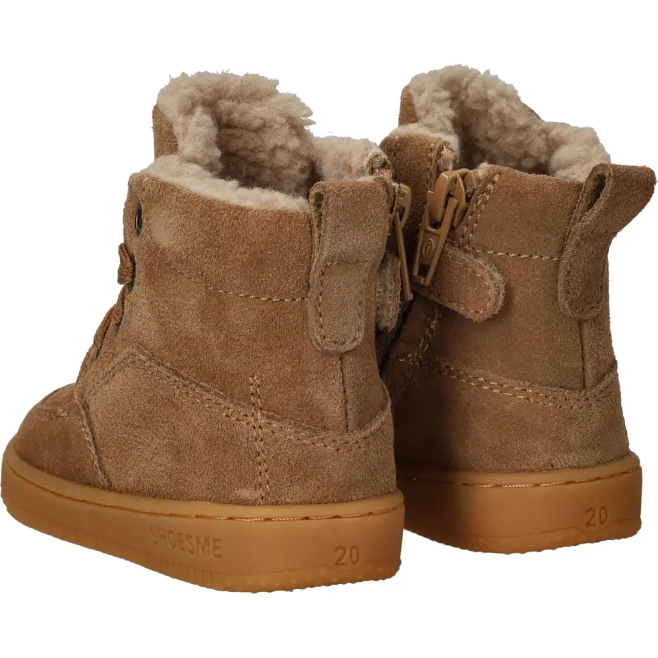 Shoesme suède veterboots cognac, foto 7
