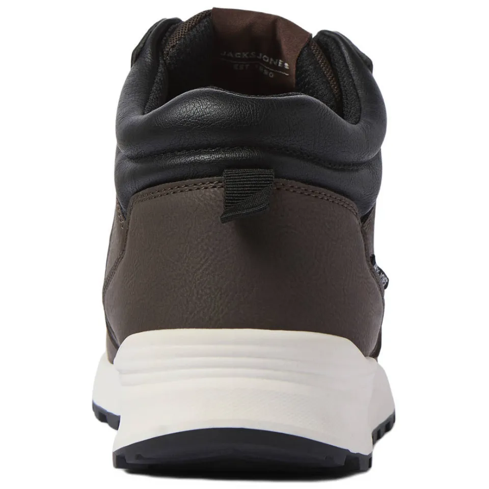 Jack & Jones imitatieleren veterboots met profielzool - bruin, foto 4