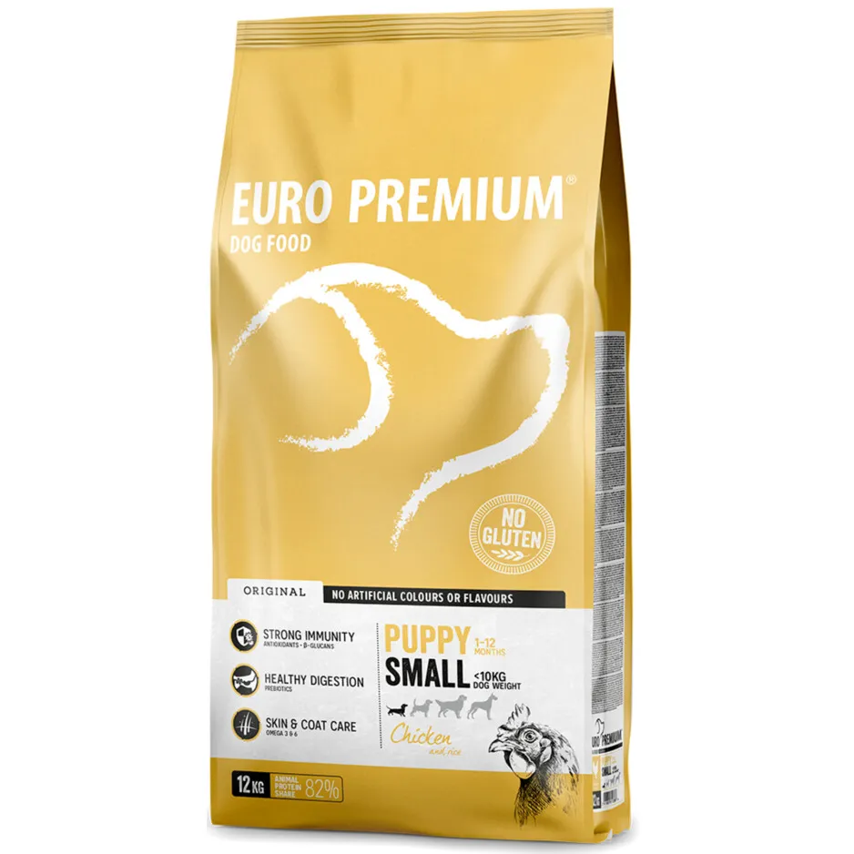 Euro Premium Puppy Small kip & rijst hondenvoer, foto 2