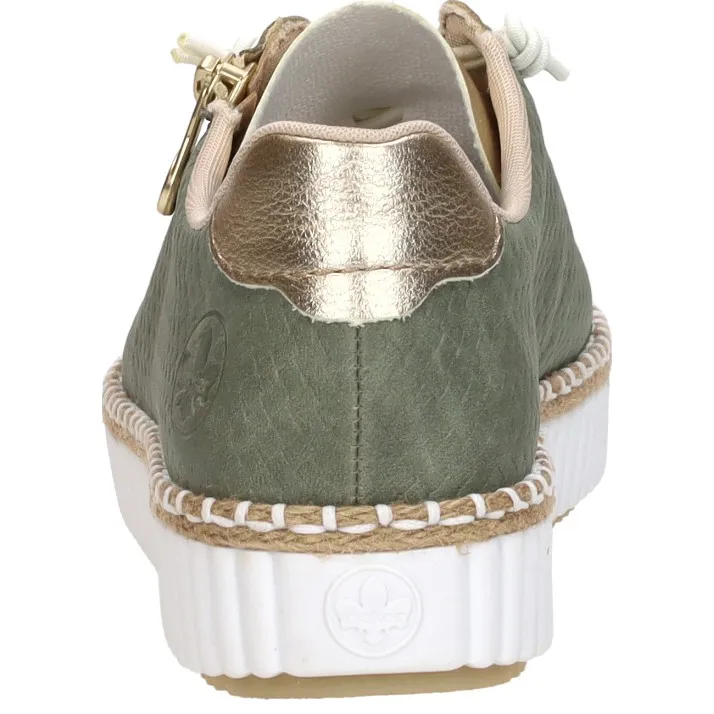 Rieker veterschoenen groen, foto 4