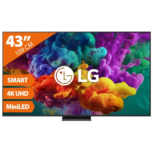 LG 43QNED87B6A (2026) - 43 inch - MiniLED TV zwart, foto 2