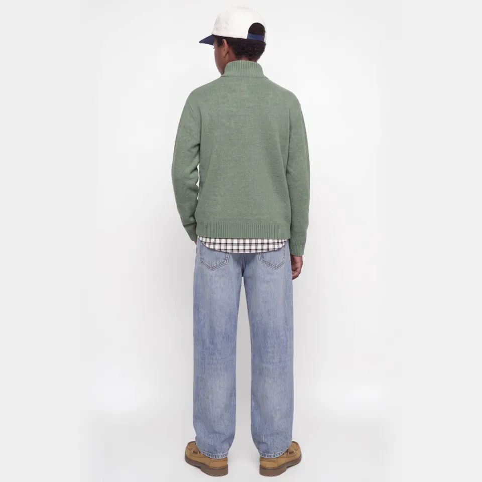 Jack & Jones JUNIOR gebreide trui met borduursels - groen, foto 4