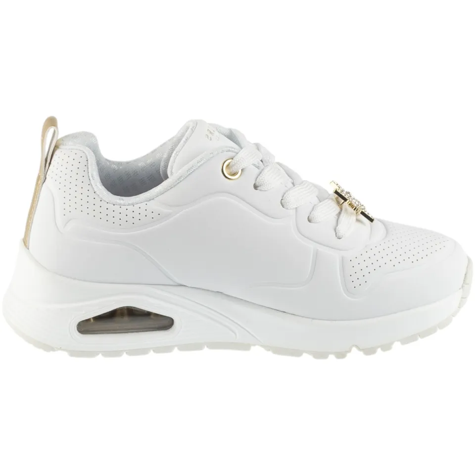 Skechers Uno Gen1 Trendy Jewels lage sneakers wit, foto 3