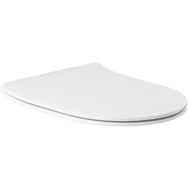 Sanindusa Toiletzitting Sanindusa Sanibold Slim Softclose Clip Off met Bevestigingsmateriaal Wit