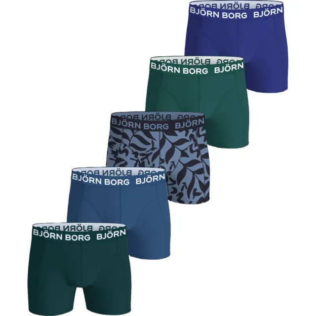 Björn Borg boxershorts groen/blauw (set van 5), foto 2