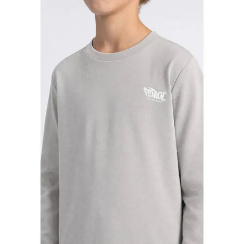 Petrol Industries sweater met backprint - grijs, foto 6