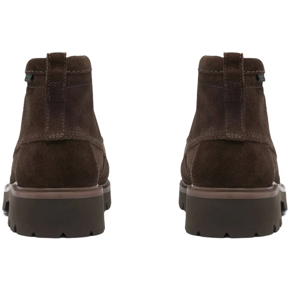 Clarks Torhill High suède veterboots met profielzool - donkerbruin, foto 7