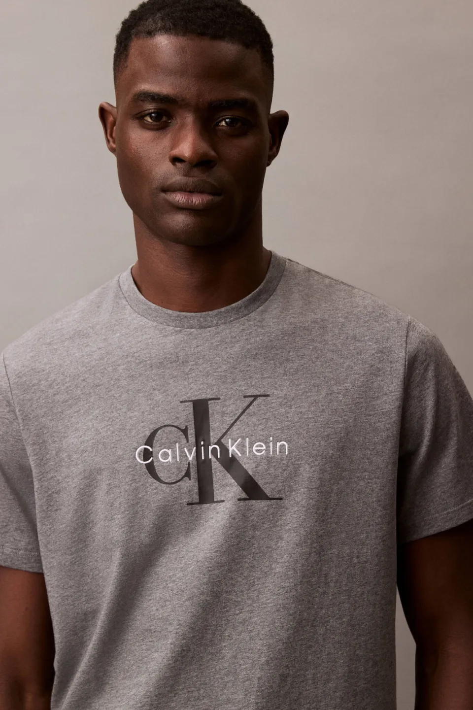 Calvin Klein JEANS oversized T-shirt grijs, foto 3