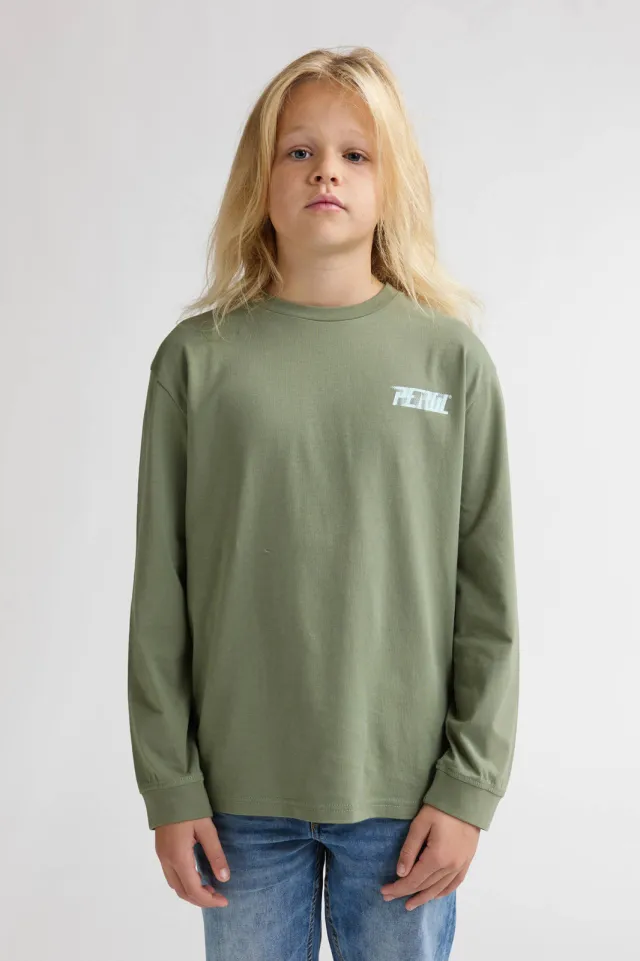 Petrol Industries longsleeve saliegroen