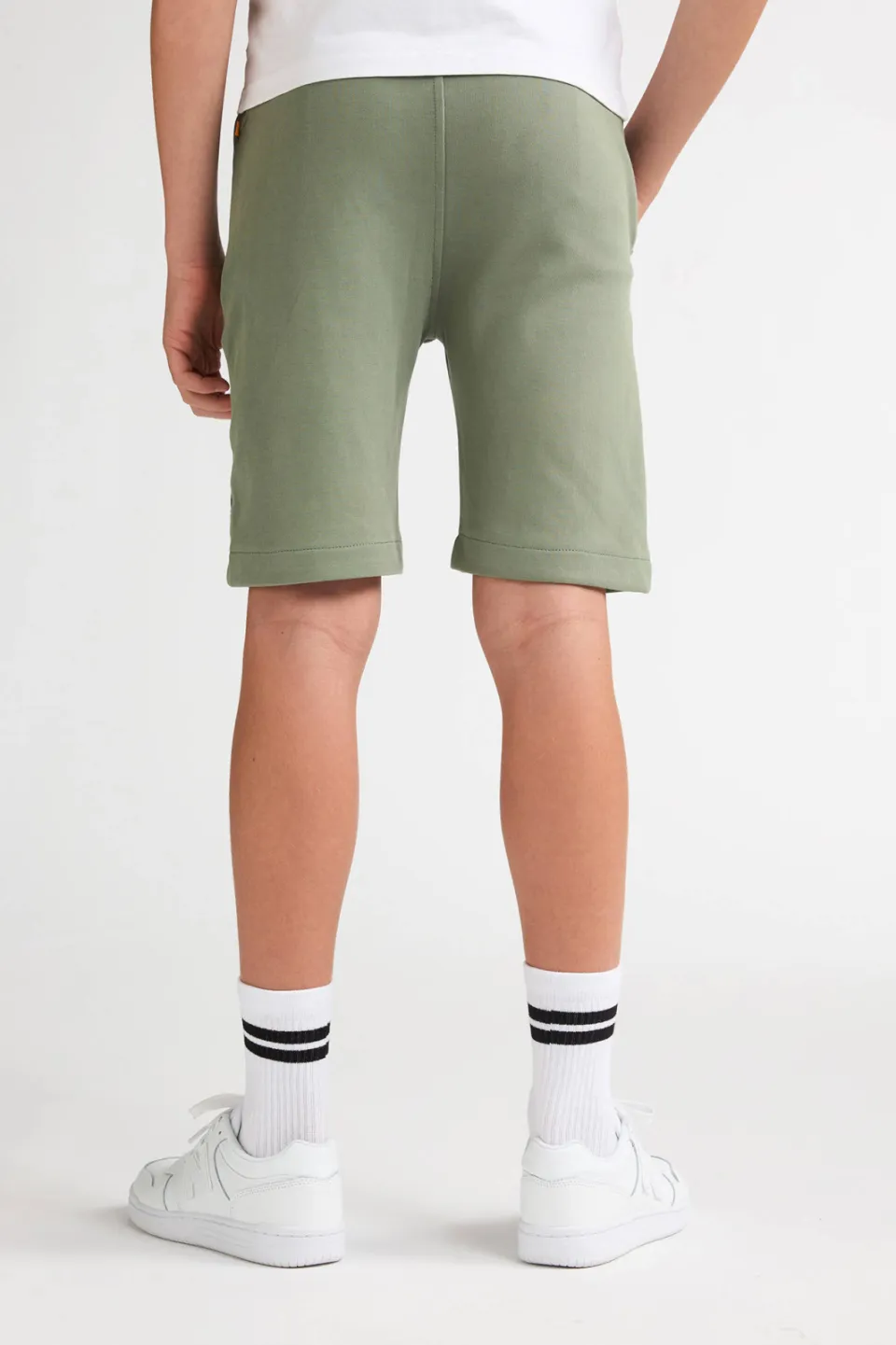 Petrol Industries relaxed sweatshort saliegroen, foto 7