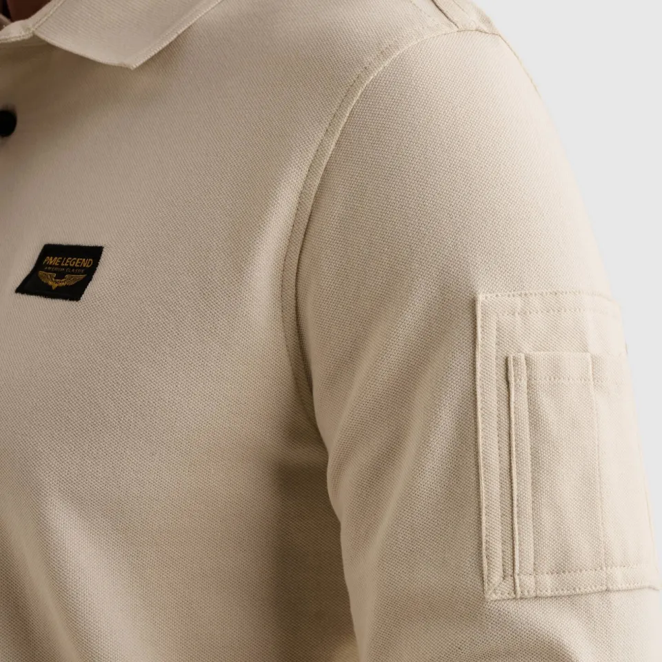 PME Legend regular fit polo - ecru, foto 7