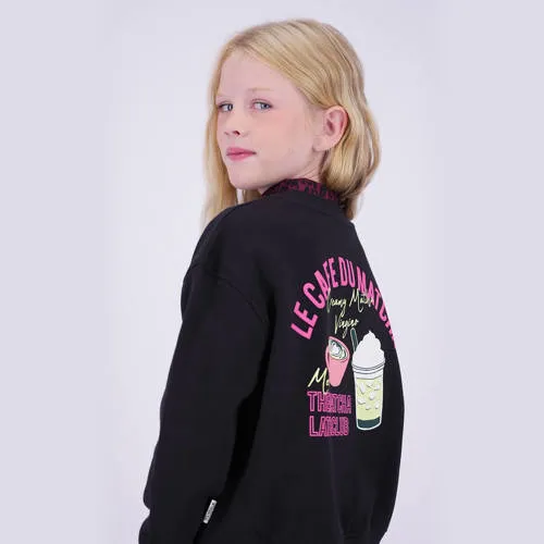 Vingino sweater met backprint - zwart, foto 6