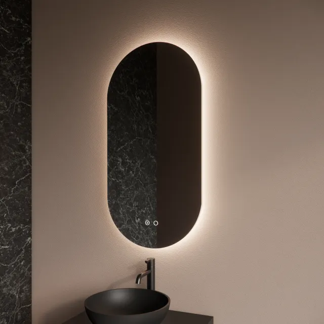 Boss & Wessing Badkamerspiegel BWS Riono 40x100cm Verticaal LED