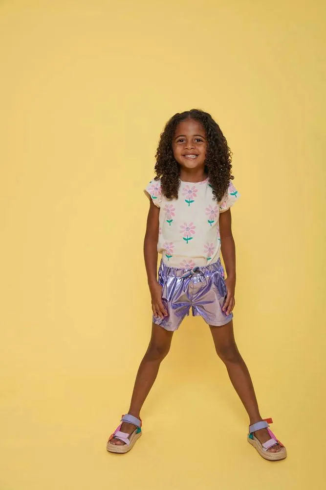 Jubel Rolling into Spring korte broek paars