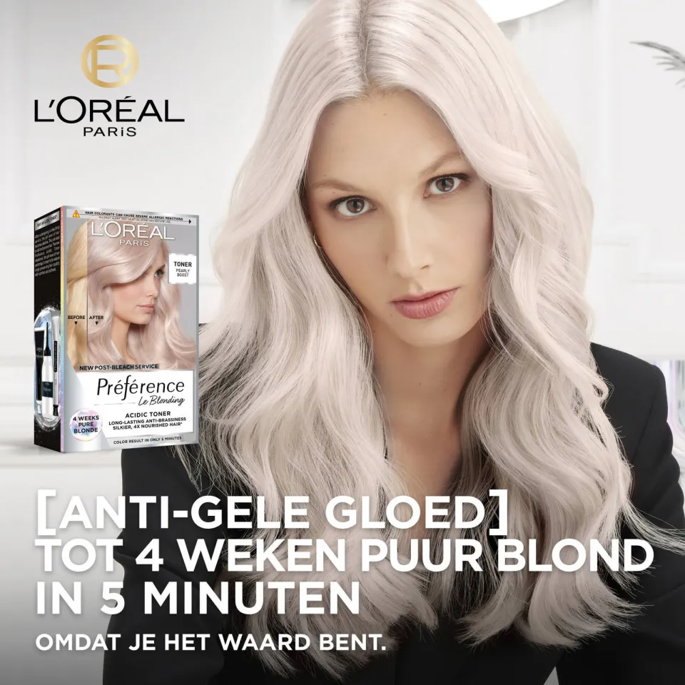 L'oréal Préférence Le Blonding 02 toner Pearly Boost 02 pearly boost, foto 5