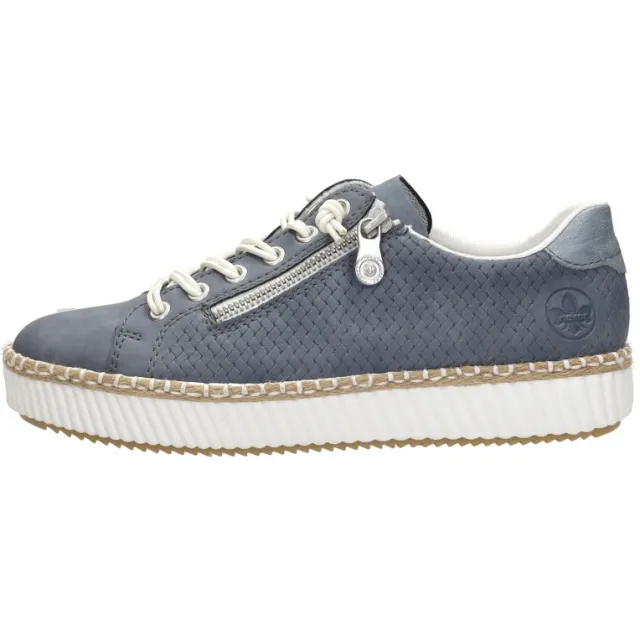 Rieker veterschoen blauw, foto 2